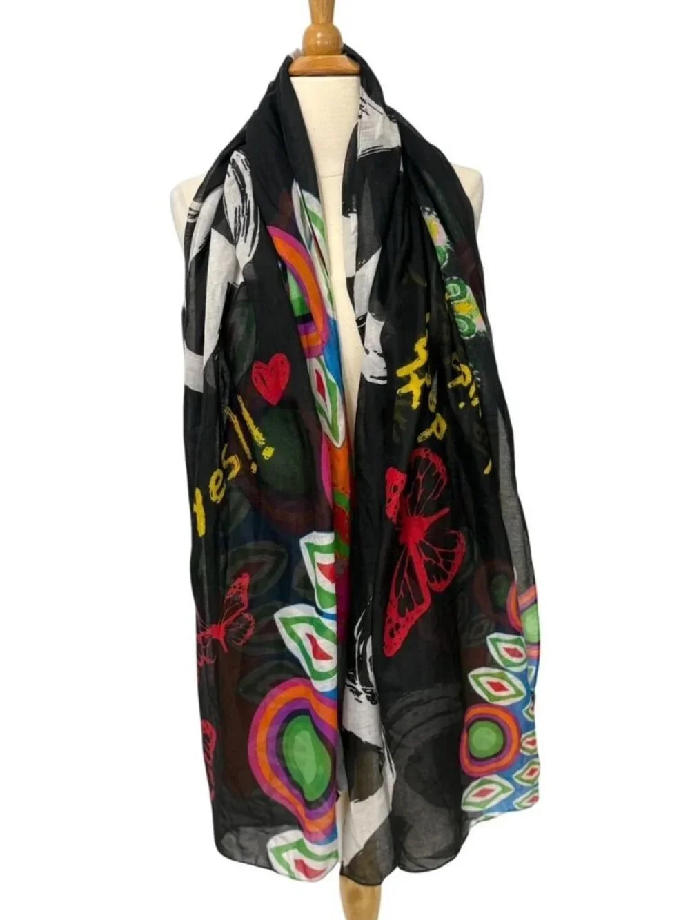 Desigual Women's Scarf Large 42 x 74.5 Artsy 